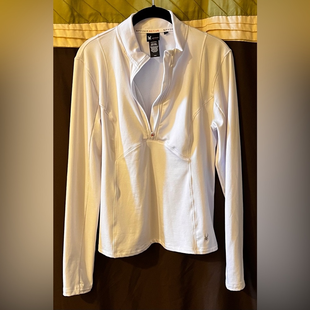 Spyder Women's Classic White Long Sleeve Top